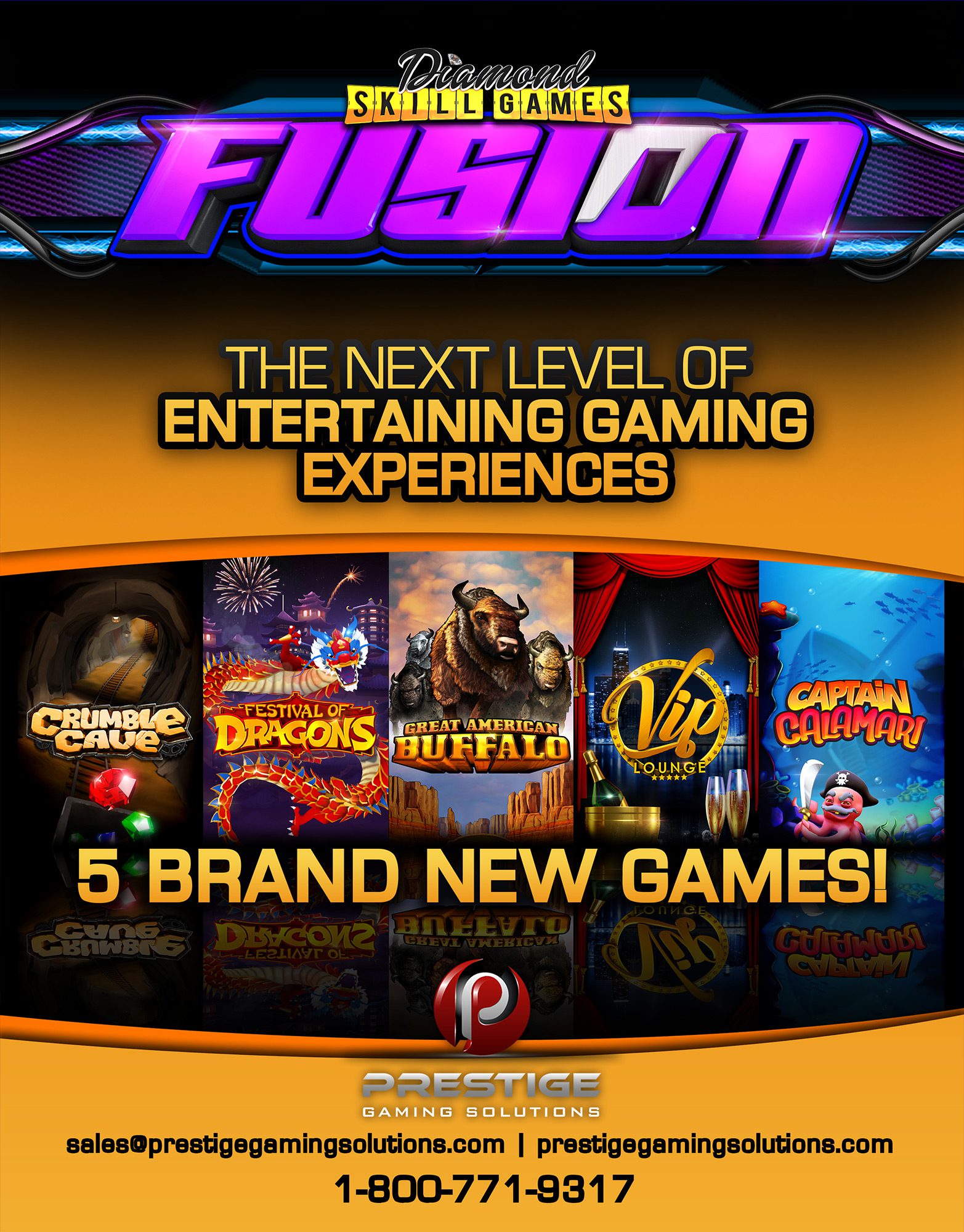 Banilla Diamond Skill Games Fusion - Prestige Gaming Solutions
