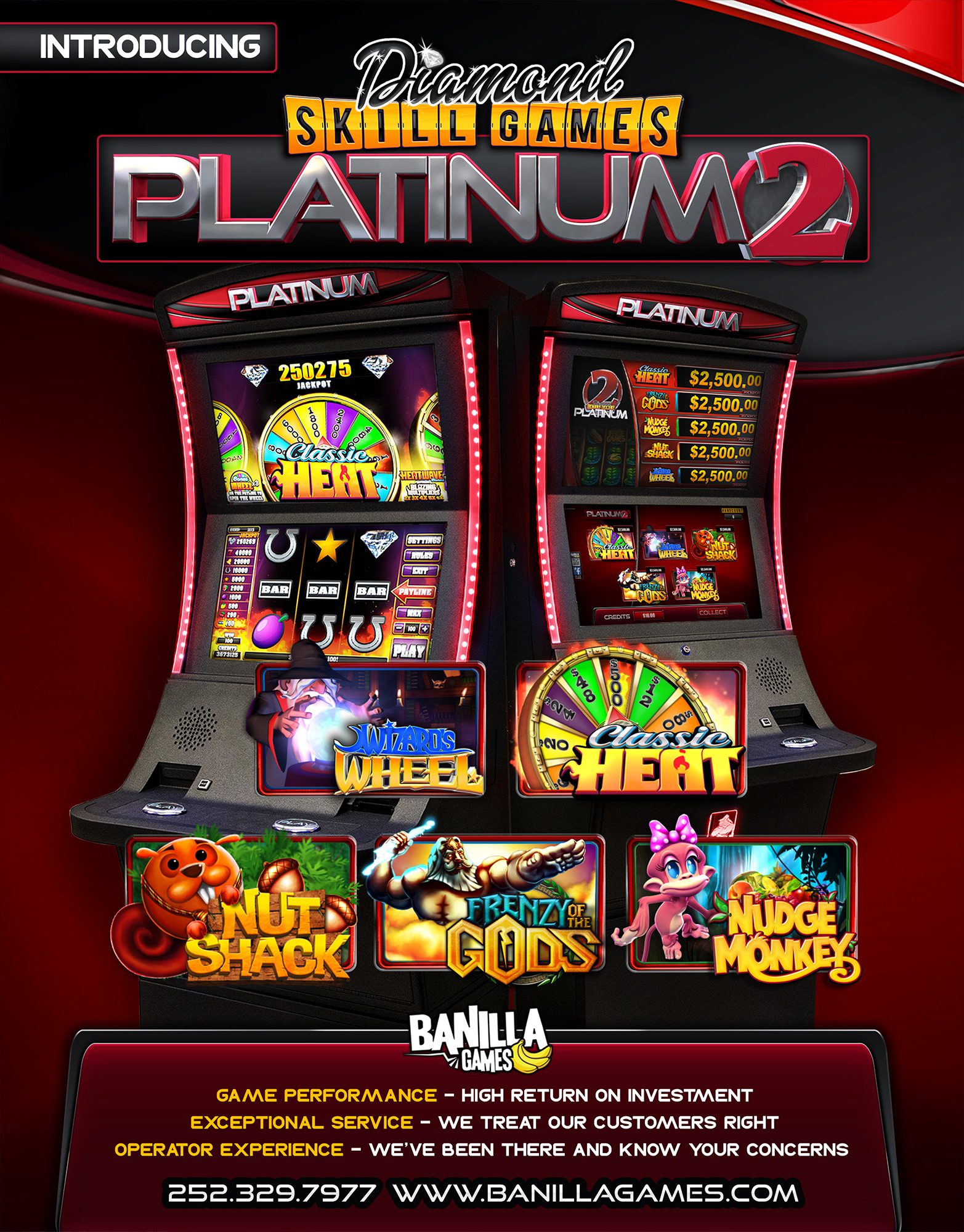 Banilla Diamond Skill Games Platinum 2 - Prestige Gaming Solutions